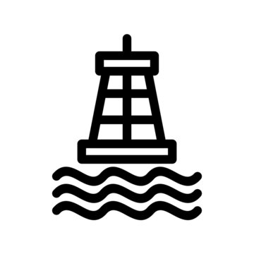 recommend clip art:  Buoy Outline Vector Icon Design