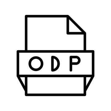  Odp Outline Vector Icon Design