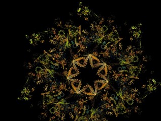 Imaginatory fractal abstract background Image