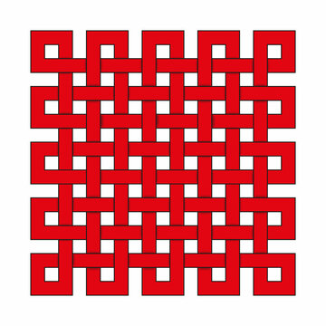entrelacement quadrillage background vector image