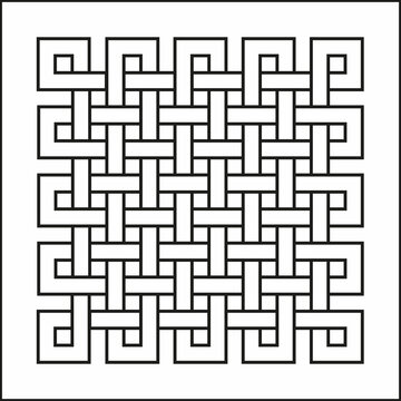 entrelacement quadrillage background vector image
