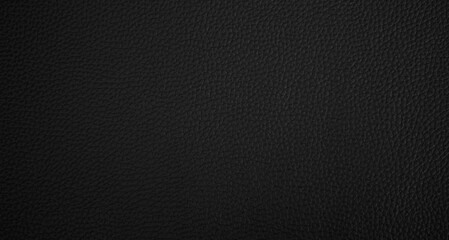 Black leather texture background texture with clear pattern, macro photography.