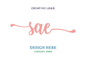 SAE lettering logo is simple, easy to understand and authoritative