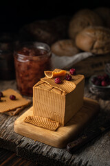 Brunost  Gudbrandsdalen brown Norwegian cheese