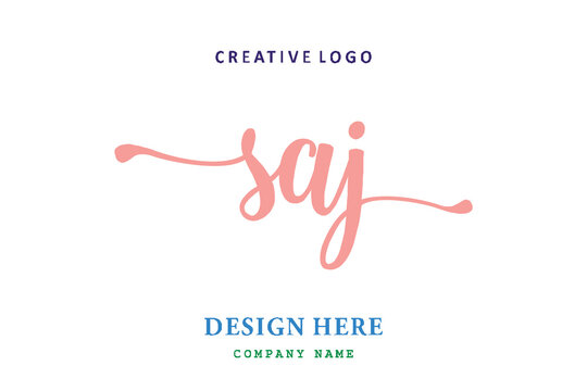 SAJ lettering logo is simple, easy to understand and authoritative