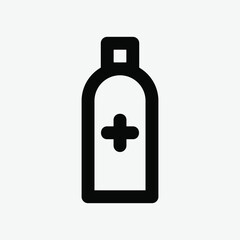 Antidote icon vector illustration in line style about medical, use for website mobile app presentation