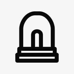 Sirin icon vector illustration in line style about medical, use for website mobile app presentation