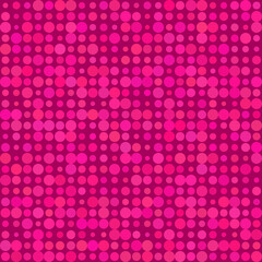 Abstract background Magenta polka dots seamless