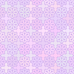 Abstract vector background Ornamental pastel color seamless texture