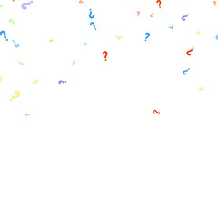 Question marks Quiz doubt survey faq public poll.