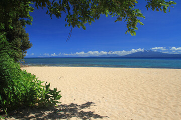 Empty beach in the Philippines