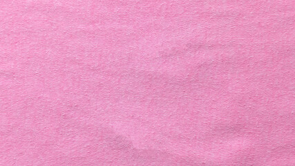 Textile and texture template. Pink cotton cloth fabric. Background.