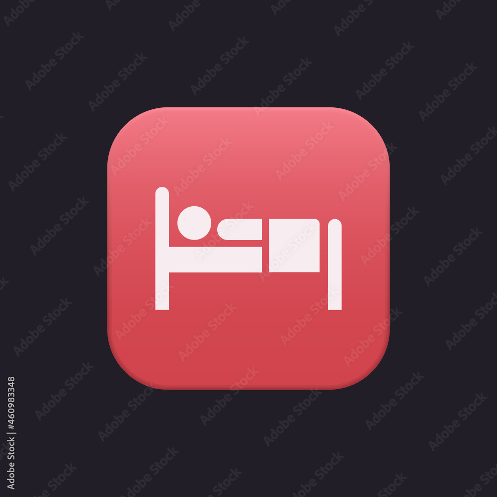 Poster bed - sticker