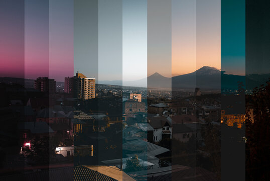 Yerevan Timeslice, Armenia, Mount Ararat, Masis