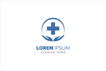 Fototapeta premium Medical logo template design vector. Cross icon