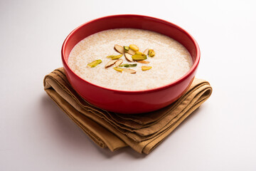 Rajgira Kheer or Amranth seed porridge