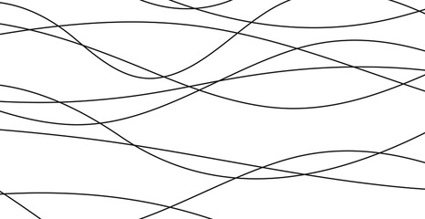 Hand drawn lines. Abstract pattern wave simple seamless, smooth pattern, web design, greeting card, textile, Technology background, Eps 10 vector illustration