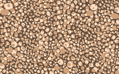 Abstract modern leopard seamless pattern. Animals trendy background. Beige decorative vector stock illustration for print, card, postcard, fabric, textile. Modern ornament of stylized skin