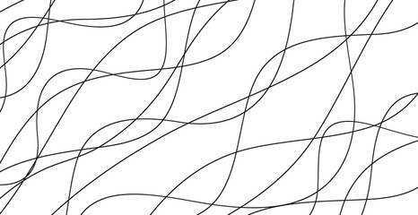 Hand drawn lines. Abstract pattern wave simple seamless, smooth pattern, web design, greeting card, textile, Technology background, Eps 10 vector illustration