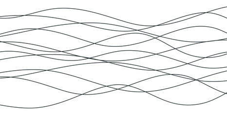 Hand drawn lines. Abstract pattern wave simple seamless, smooth pattern, web design, greeting card, textile, Technology background, Eps 10 vector illustration