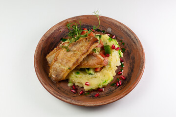 grilled chicken with vegetables