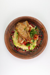 grilled chicken with vegetables