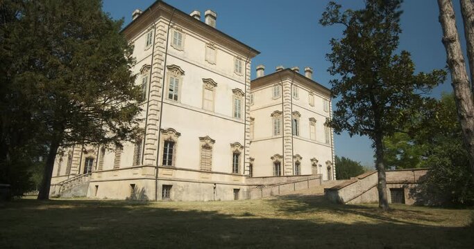 Museo Verdi. Giuseppe Verdi Museum in Busseto. Ancient Villa Pallavicino with the park surrounded by a water canal now houses the museum of the Italian music composer. 