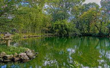 愛媛 宇和島 天赦園の美しい景色
