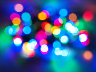 new year bokeh, defocus light