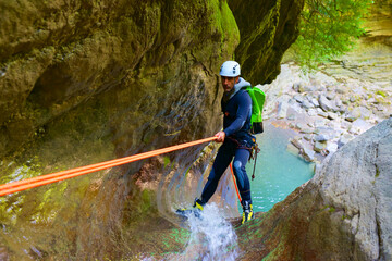 Canyoning Furco Canyon in Pyrenees