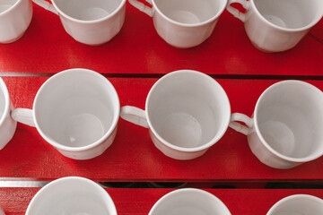 plates and cups