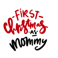 Hand lettering Christmas quote for your design