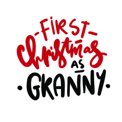 Hand lettering Christmas quote for your design