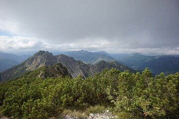 Wanderung auf den Schinder: Am Gipfelgrat