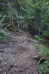 Wanderung auf den Schinder: Bachüberquerung