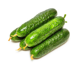 Cucumbers on white background - 461003988