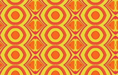 Colorful textured seamless pattern for design and background. Minimalist geometric artwork poster full of colors with simple shapes and figures.
