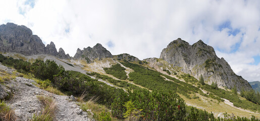 Obraz premium Wanderung auf den Schinder: Traumberg in der Valepp