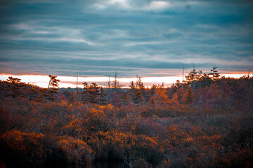 Pocono Mountain landscapes are taken
 during the fall