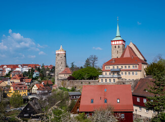 View of the old town of Bautzen