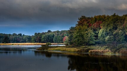 Pocono Mountain landscapes are taken
 during the fall