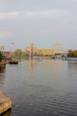 Obraz premium Moscow, Russia - 02 October 2021: Autumn view of Radisson Collection Hotel