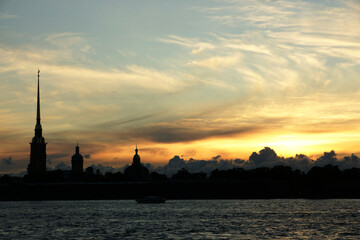 Obraz premium Russia. Saint-Petersburg. Peter and Paul Fortress. Peter and Paul Cathedral.