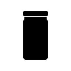 Jar icon, stock vector, logo isolated on white background