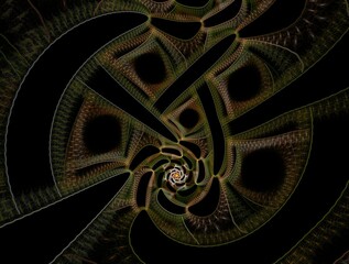 Imaginatory fractal abstract background Image