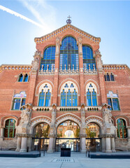 Hospital of the Holy Cross and Saint Paul (de la Santa Creu i Sant Pau) in Barcelona, Spain