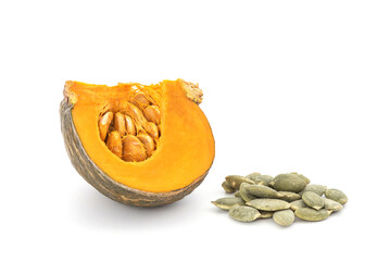 Pumpkin isolated on white background..