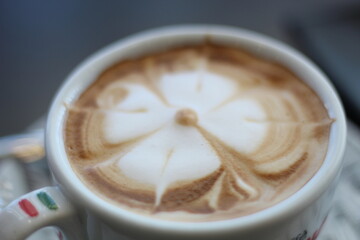Cappucino, latte art