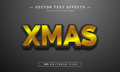 Xmas Sale editable  text effect