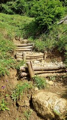 Weg in den Tiroler Bergen